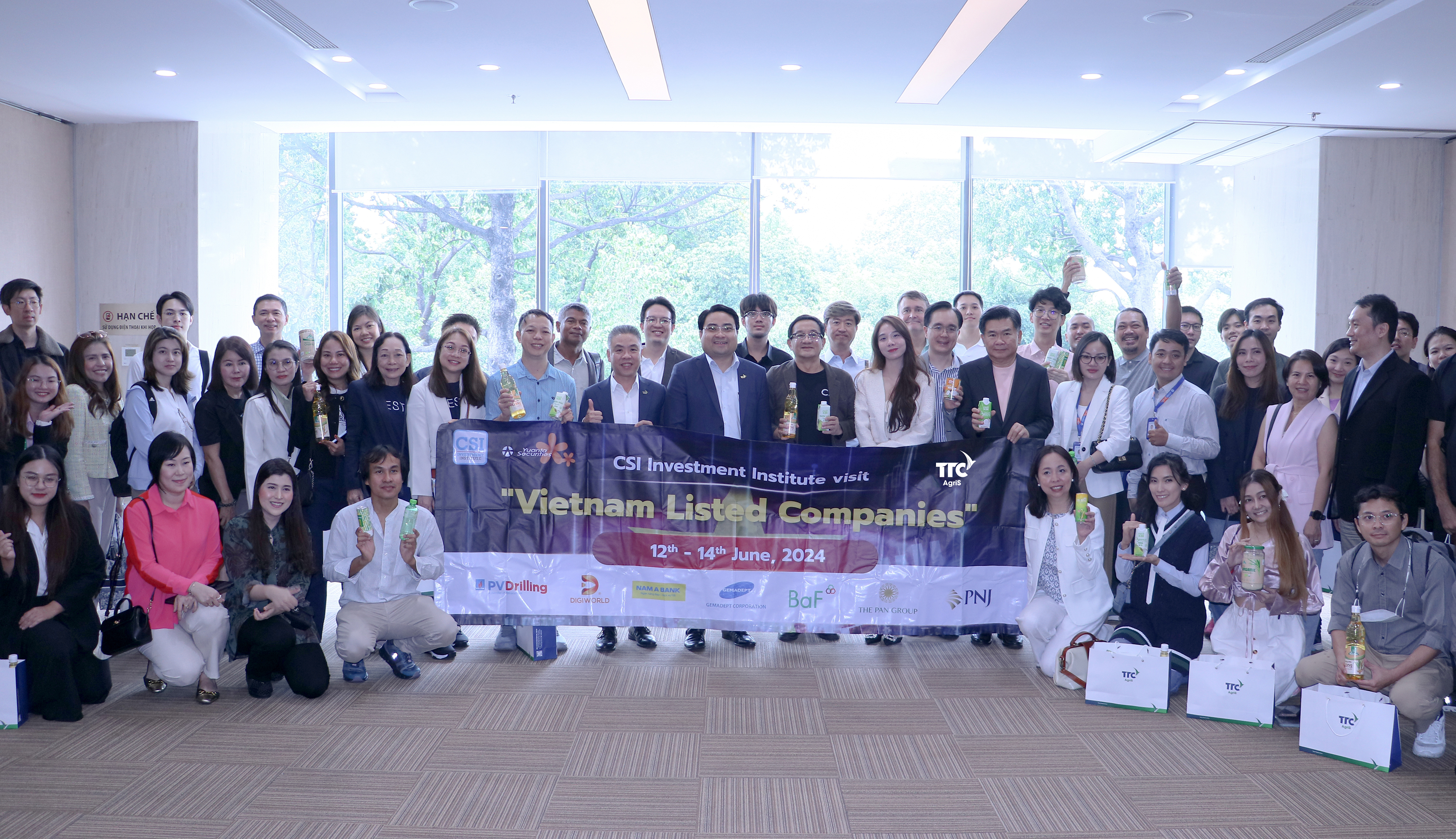 TTC AgriS phối hợp cùng CTCK Yuanta Việt Nam tiếp đón hơn 50 Nhà đầu tư High Net Worth Thái Lan